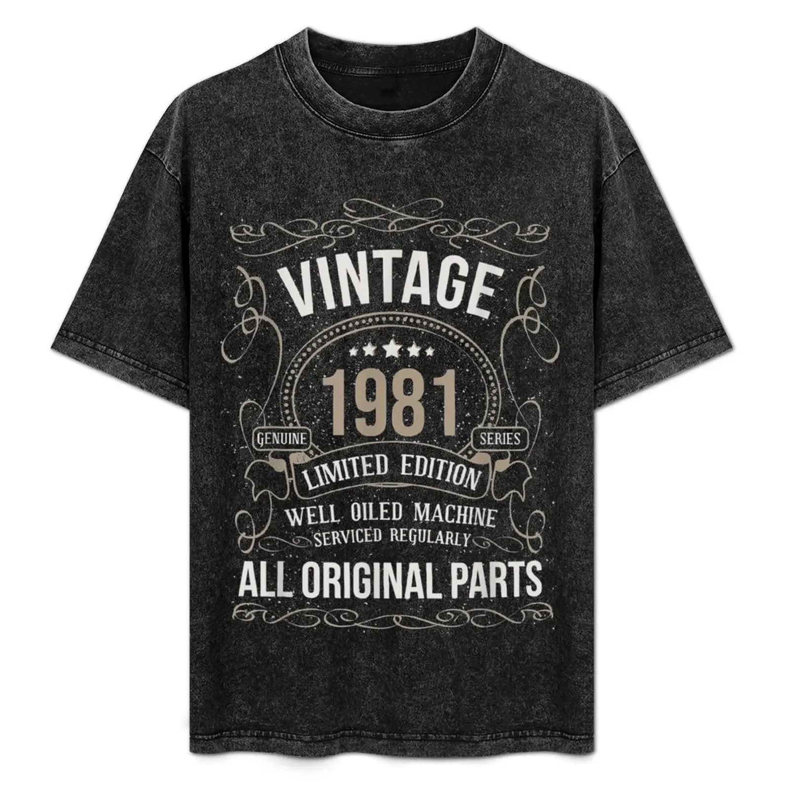 

Vintage 1981 38Th Birthday All Original Parts Gift Men Women T-Shirt cotton graphic tees Louboutins men t shirt