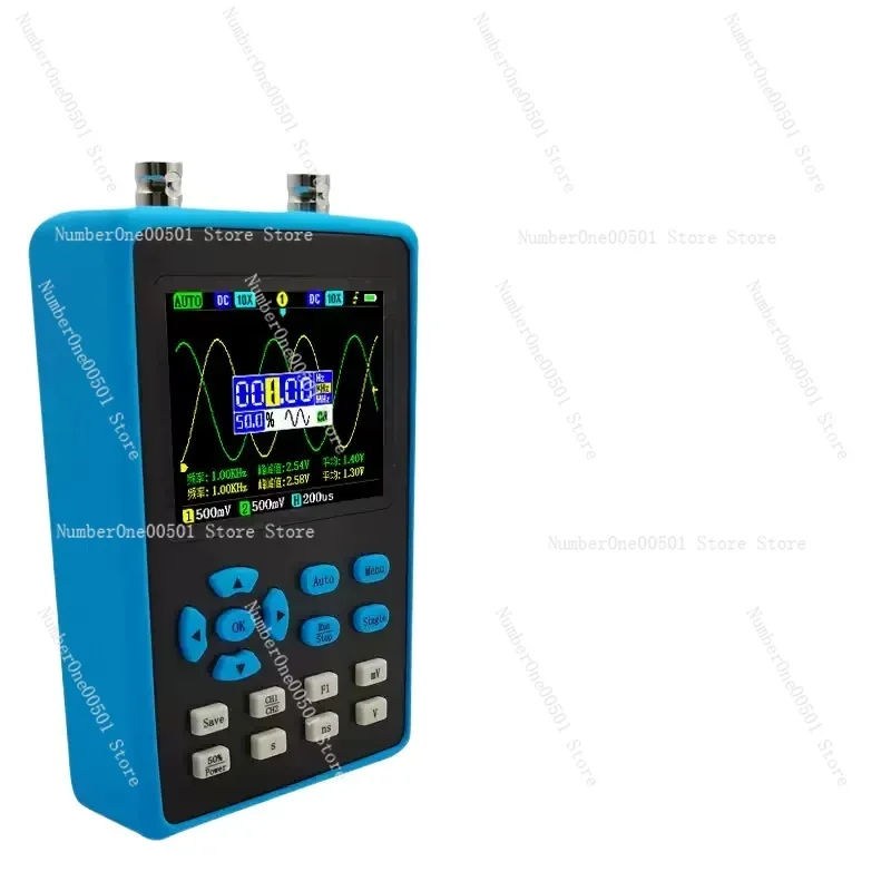 DSO2512G high performance automatic dual channel handheld portable digital oscilloscope 120M bandwidth 500M sampling auto repair