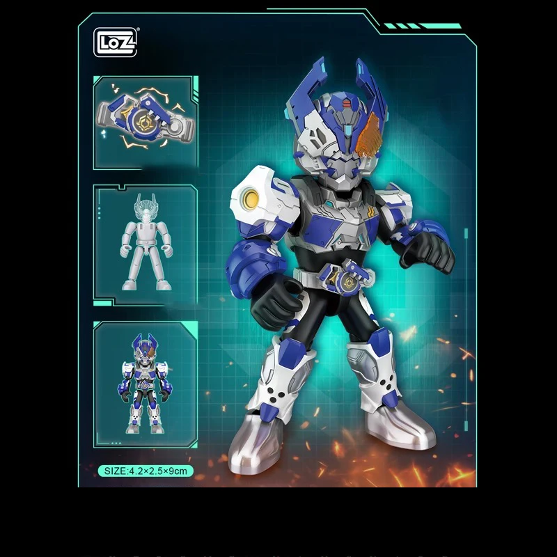 

Набор строительных блоков LOZ 10PCS Masked Warrior в закрытой упаковке, включает две скрытые модели, коллекционные фигурки/игрушки, подарки для мальчиков.