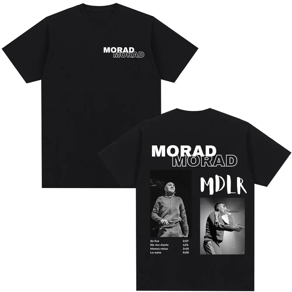 

Rapper Morad MDLR Tour Album Graphic T Shirt Men's Women Cotton Casual T-shirt Fashion Hip Hop Short Sleeve T-shirts Streetwear