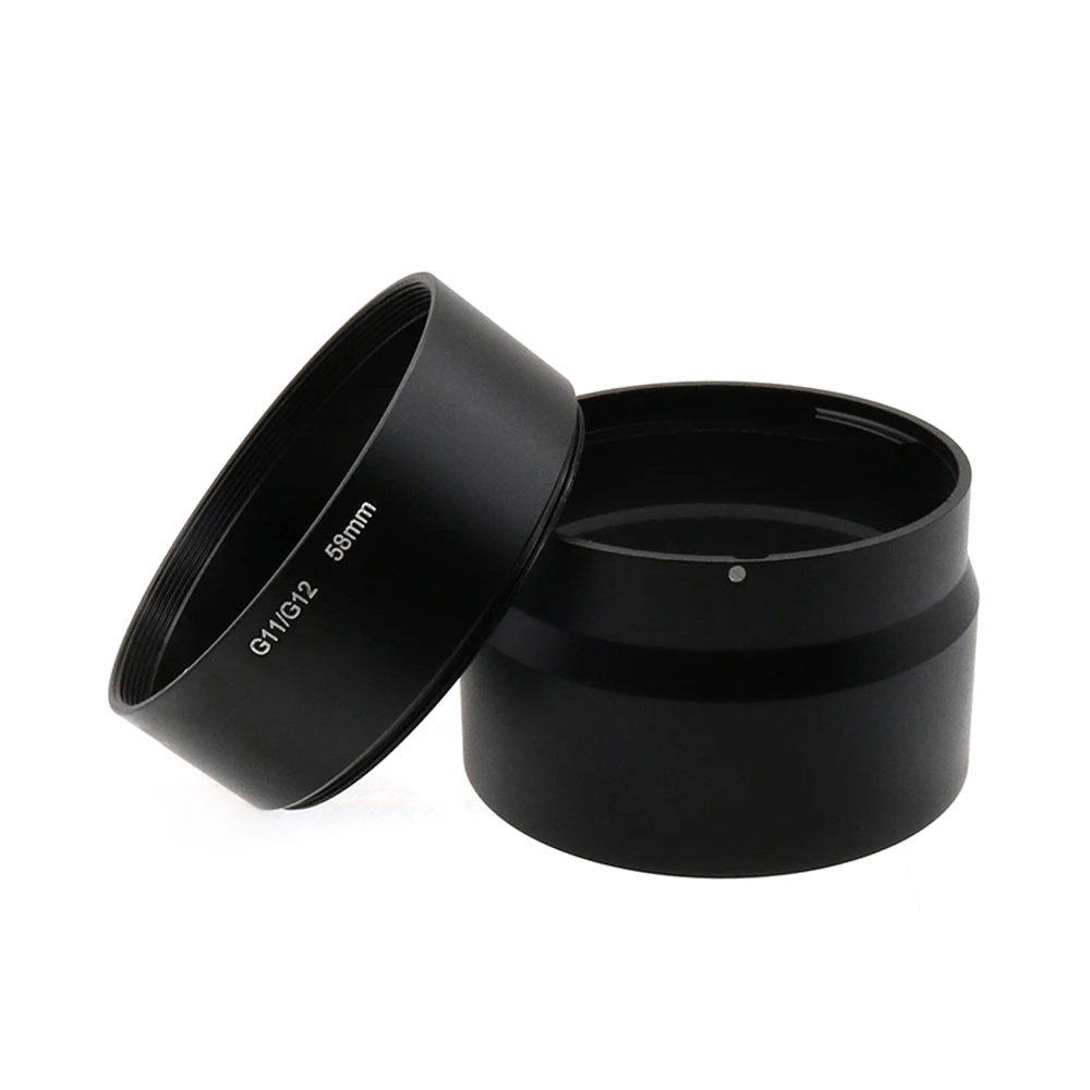 For Canon PowerShot G10 G11 G12 Filter Adapter Tube Ring 58mm Metal Replacement for LA-DC58K Lens Protector Extension Tube