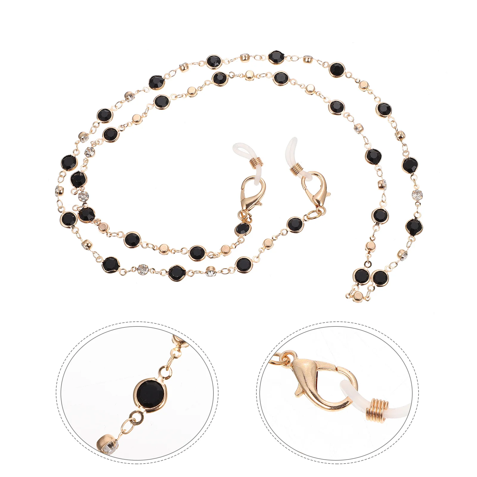 

1pc Glasses Chain High-Quality Metal Non-Slip Eyewear Holder For Sports Outdoor Use Mask Chain Metal Glasses Rope