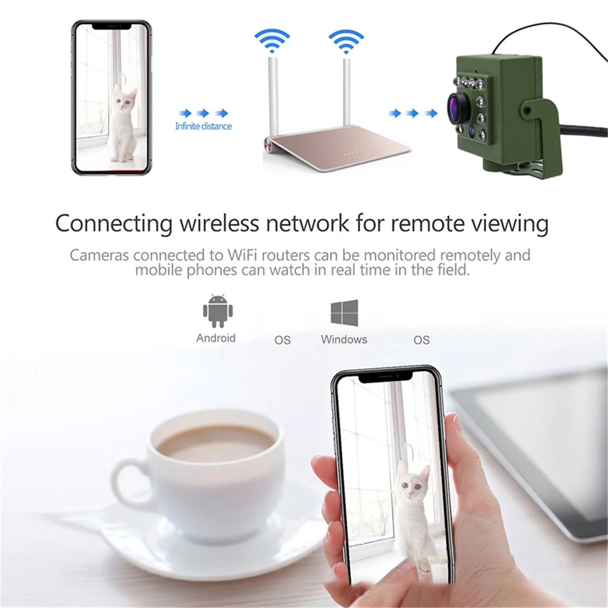 New 5 Million Wifi Bird Box Camera Audio 1920P IR CUT Night Vision RTSP FTP Mini IP IPC Pet Nest Bird Watching 2.8mm Lens