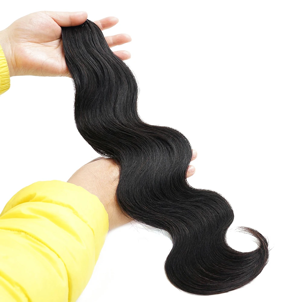 Kisshair Body Wave Boho Braids 240g for Full Head Feathered 100% Human Hair Extension Wavy Crochet Miracle Knots Bulk Hair for Braiding Invisible Knotless Braids