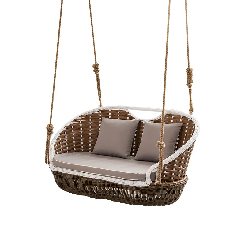 

High Quality Aluminum PE RattanGarden Child Patio Outdoor Swing Chair