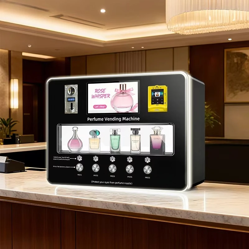 

Customized Factory Direct Sale Global Seller Smart Machine for Public Mall Perfume Spray Vending Machine