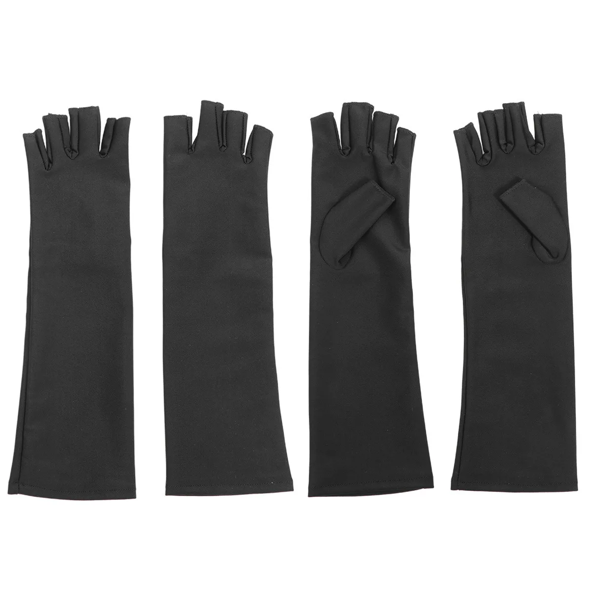 

1Pair 27Cm Anti Uv Arm Sleeves Lightweight Stretchy for Hot Weather Riding Jogging Boating Gardening Driving Cool