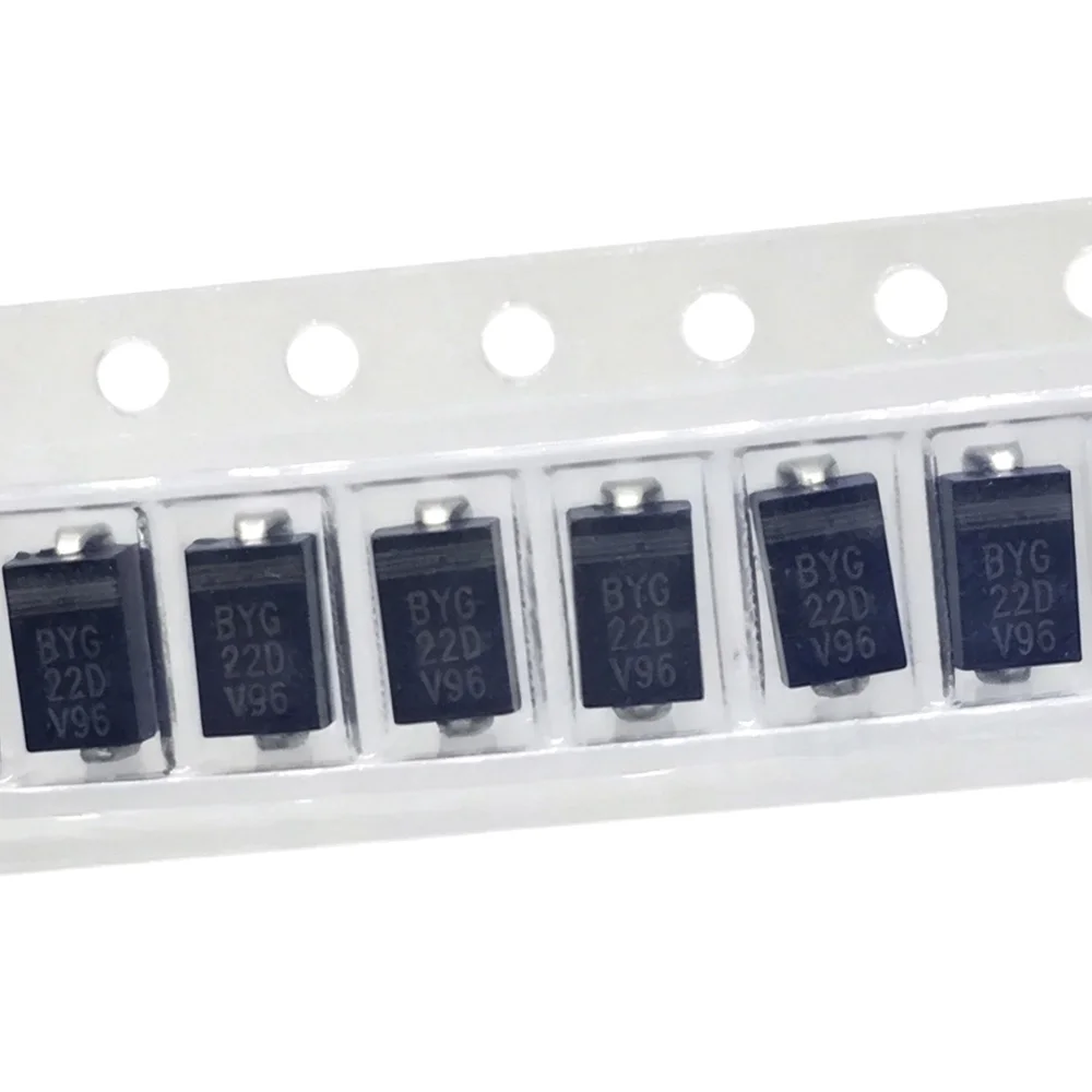50pcs BYG22A BYG22B BYG22D BYG23M BYG21M BYG23T BYG21K BYG20D BYG20G BYG20J BYG24D BYG24G BYG24J Crystal Diode