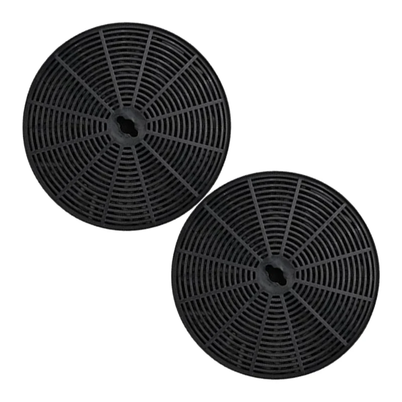 153*16 มม.ตัวกรองคาร์บอนที่เปิดใช้งานสําหรับห้องครัวเครื่องดูดควันอุปกรณ์เสริม 2PCS เครื่องใช้ในครัว Range Hood อะไหล่