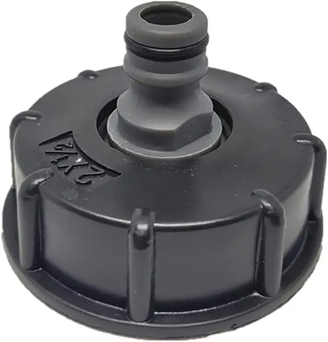 

Соединитель ниппеля с крупной резьбой S60*6, фитинги бака IBC, соединитель садового шланга, 1/2 дюйма, 3/4 дюйма