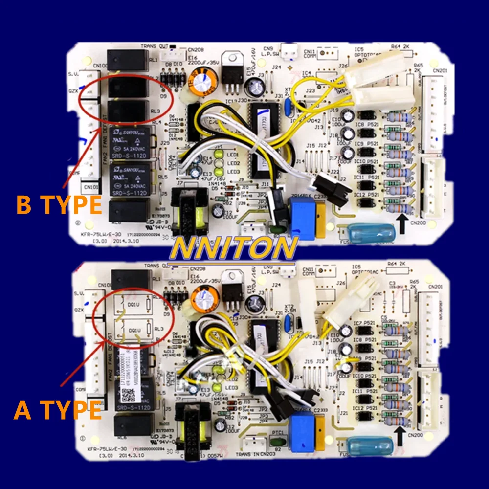 100% new for air conditioner computer board circuit board KFR-75LW/E-30 KFR-120W/S-510 KFR-120W/S-590 board good working