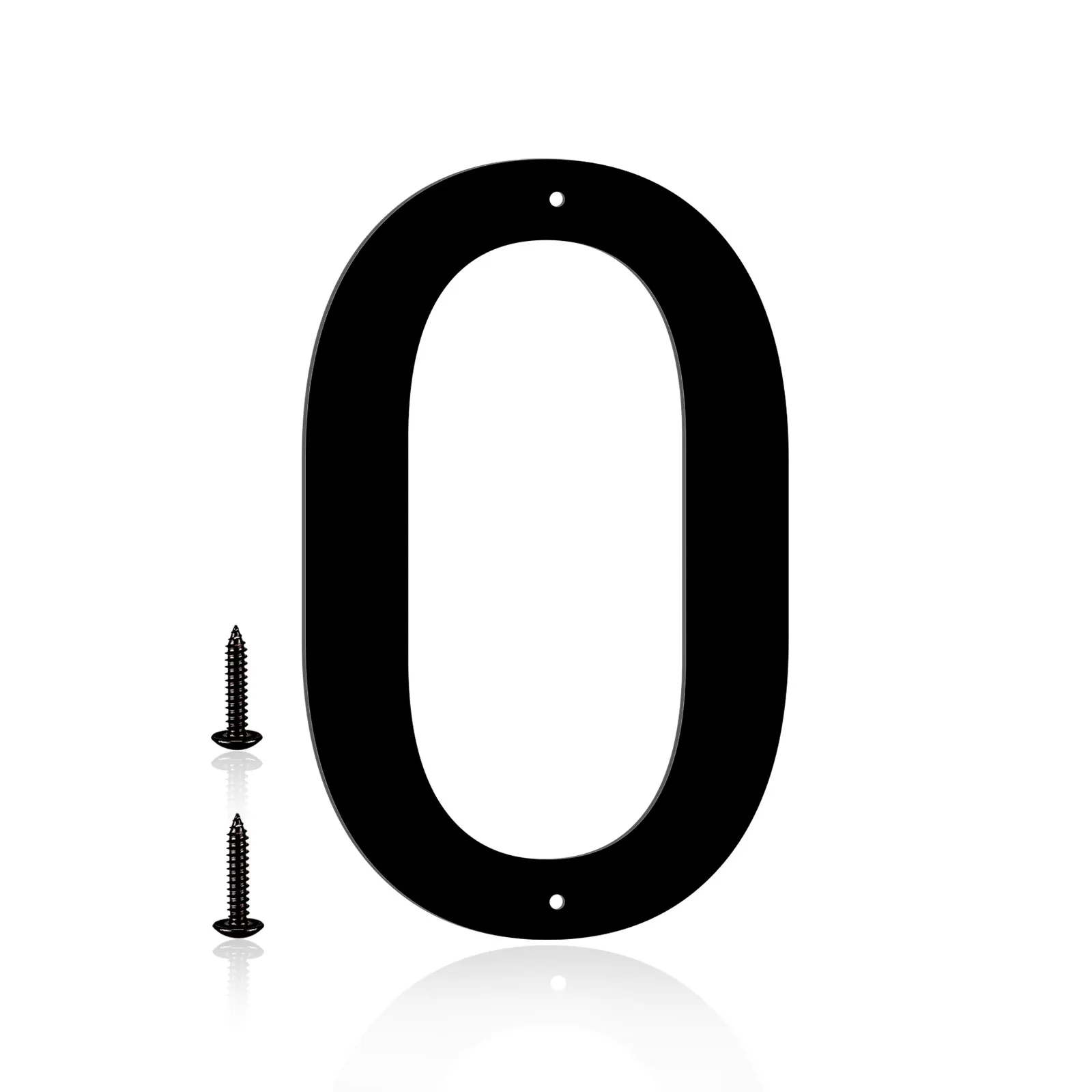 

2-7 inch Modern Metal House Number Sign, DIY Address Plaque, Waterproof Letter Decor for Outdoor Wall, Door, or Street
