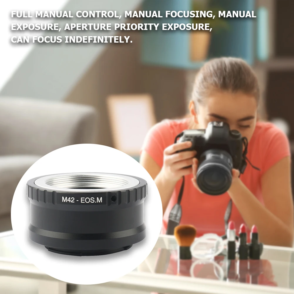 

M42-EOS M Lens Adapter Ring Camera Lens Adapter M42 Lens to EOS for Canon Mount