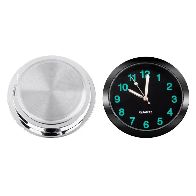 Car Clock Any Sticker One Key Start Electronic Quartz Clock Sticky Waterproof High Precision Electronic Watch Car Accessories