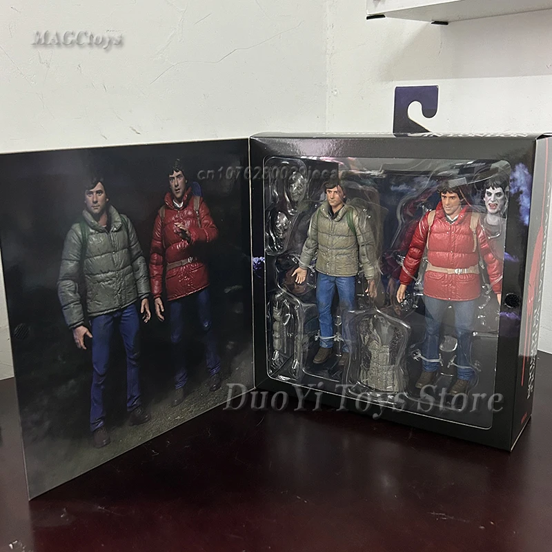 Original NECA An American Werewolf In London David Jack 2-pack Anime Action Figure Figurine Model Premium Toys New Year Gifts