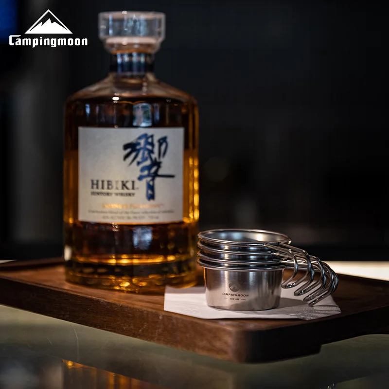 

CAMPINGMOON 1 шт. S050 Маленькая кружка из нержавеющей стали, портативная кофейная чашка, снаряжение для кемпинга, кофейная чашка Шираз, чашка для кунг-фу