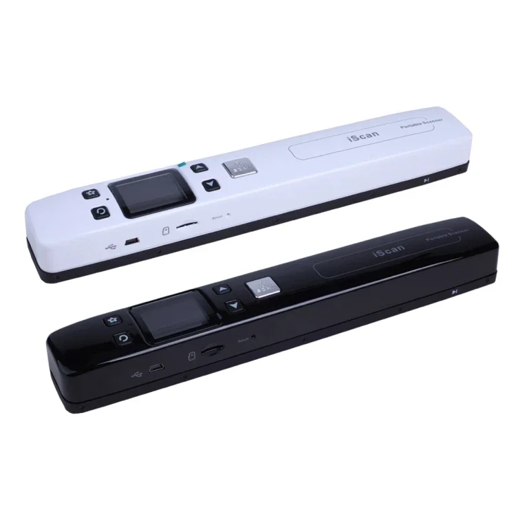 Mobile Document Portable Handheld Scanner With LED Display, Support 1050DPI / 600DPI / 300DPI / PDF / JPG / TF(Black)