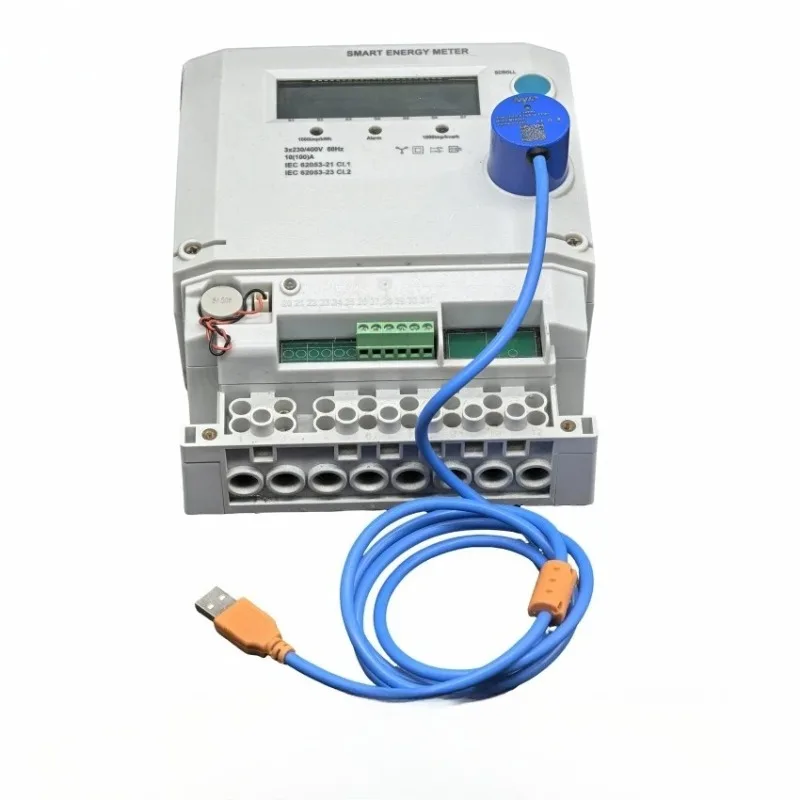 Energy Meter Infrared Reading Head IEC1107 Probe CP2102 USB To Optical Interface Infrared Adapter STS Energy IEC62056