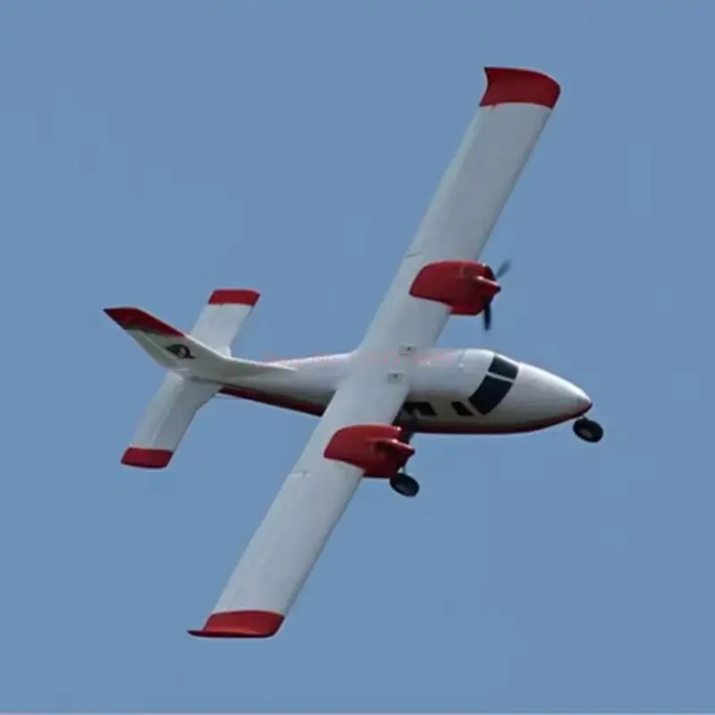 Xfly Rc Plane P68 850mm Wingspan Remote Control Glider Fixed Wing Epo Foam Double Engine Propeller Aircraft Model Toy Gift