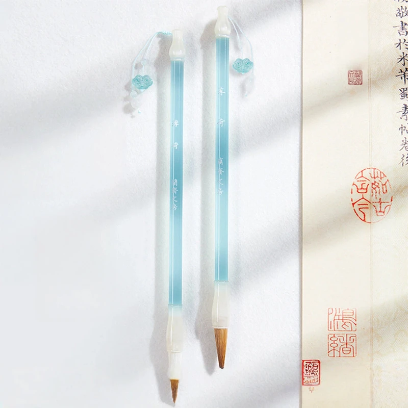 Professional Chinese Calligraphy Brush Set Middle Regular Script Bamboo Pen for Paint Brushes Stationery for Adult Beginner