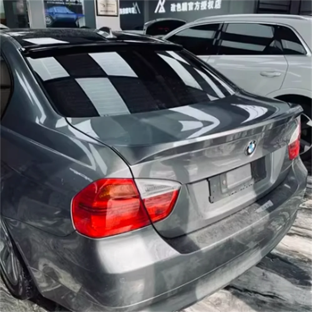 

e90 Real Carbon Fiber Rear Trunk Spoiler for BMW e90 3 Series 320i 320d Dedicated Tail Modified Ducktail Lip Wing 2005-2011