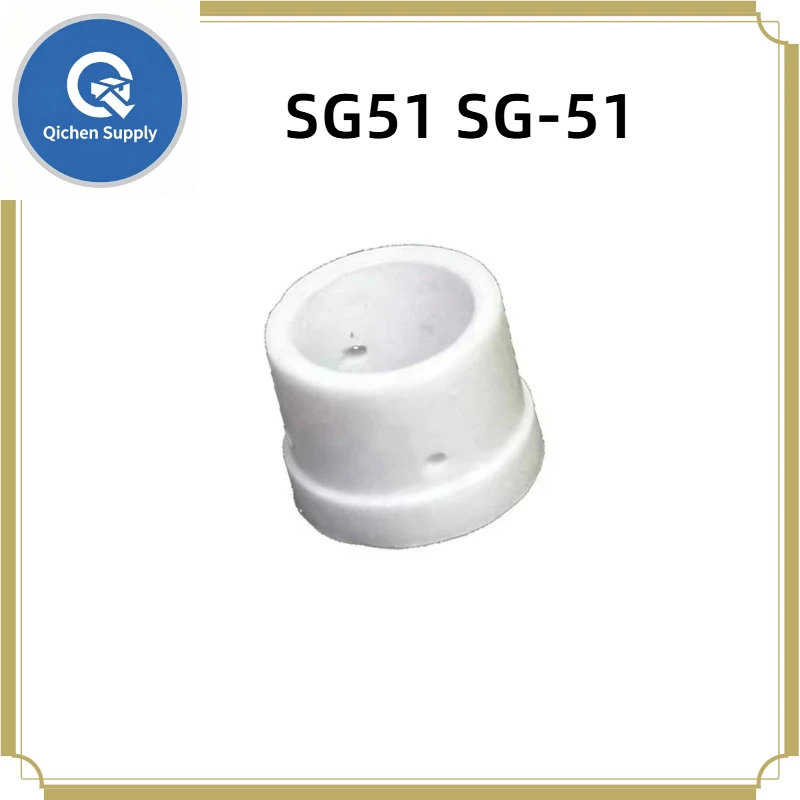 10PCS New SG-51 SG51 Gas Diffuser & Swirl Ring Plasma Cutting Torch Consumable