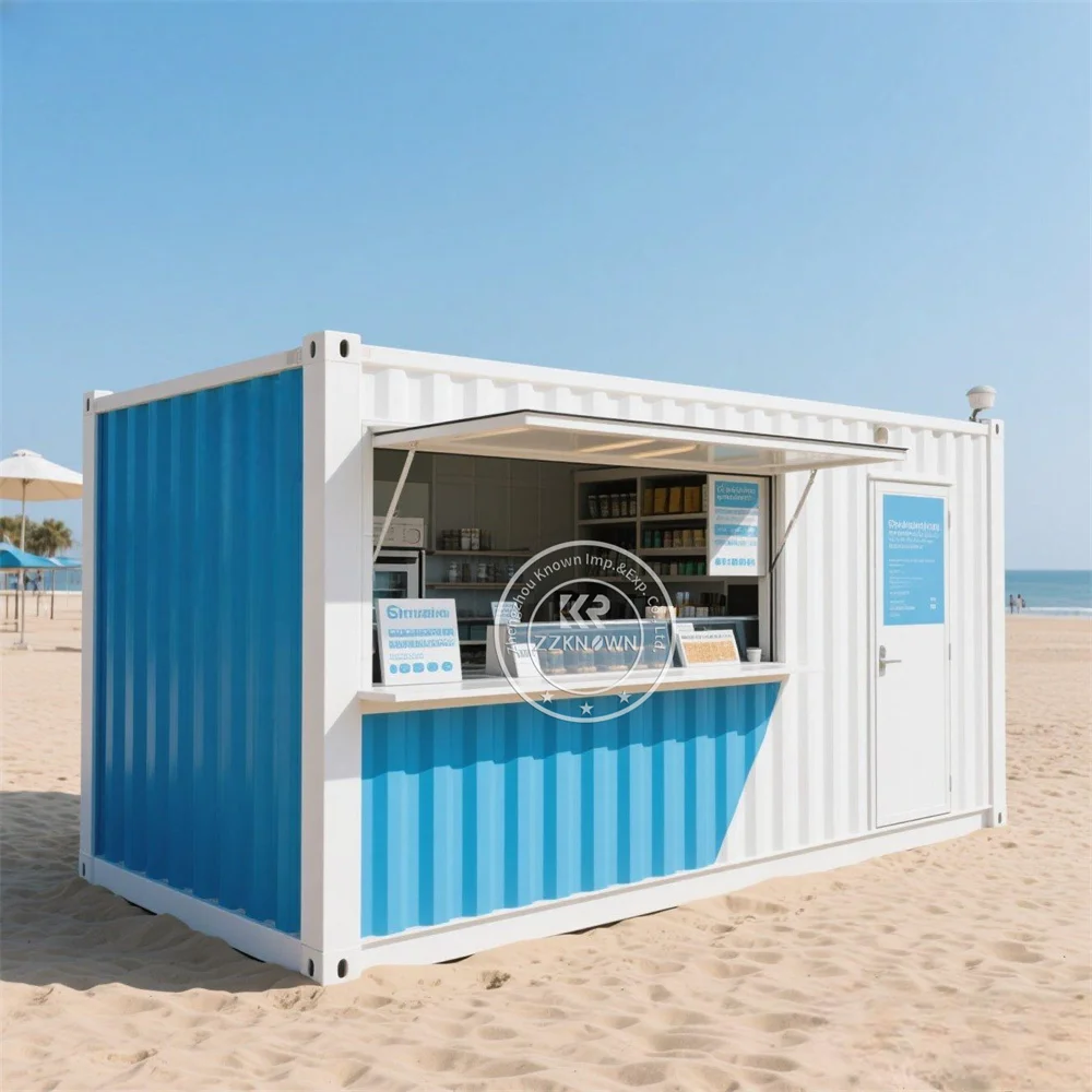 

Mobile Home Trailer Movable Modern Coffee Container Bar Tiny Custom Prefab Bar Camping House On Wheels