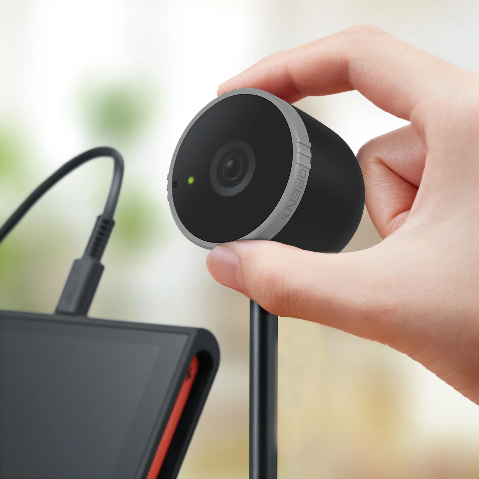 GP-388 Per la fotocamera Switch2 Host di generazione NS2 Obiettivo grandangolare per chat video 1080P con luce ambientale con foro di dissipazione del calore