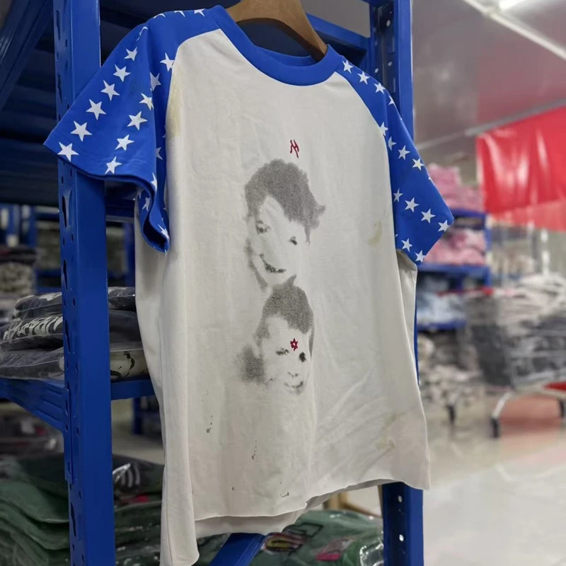 2026ss Vintage Printed T-shirts High Quality Hip Hop Pattern Men Women Short Sleeve Graphic T Shirts