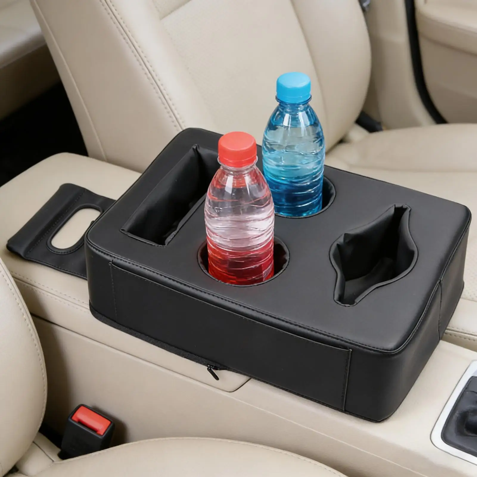 Back Seat Cup Holders for Cars Backseat Storage Organizer Bottle Holder for Sporting Event Camping Fishing Long Road Trip Daily