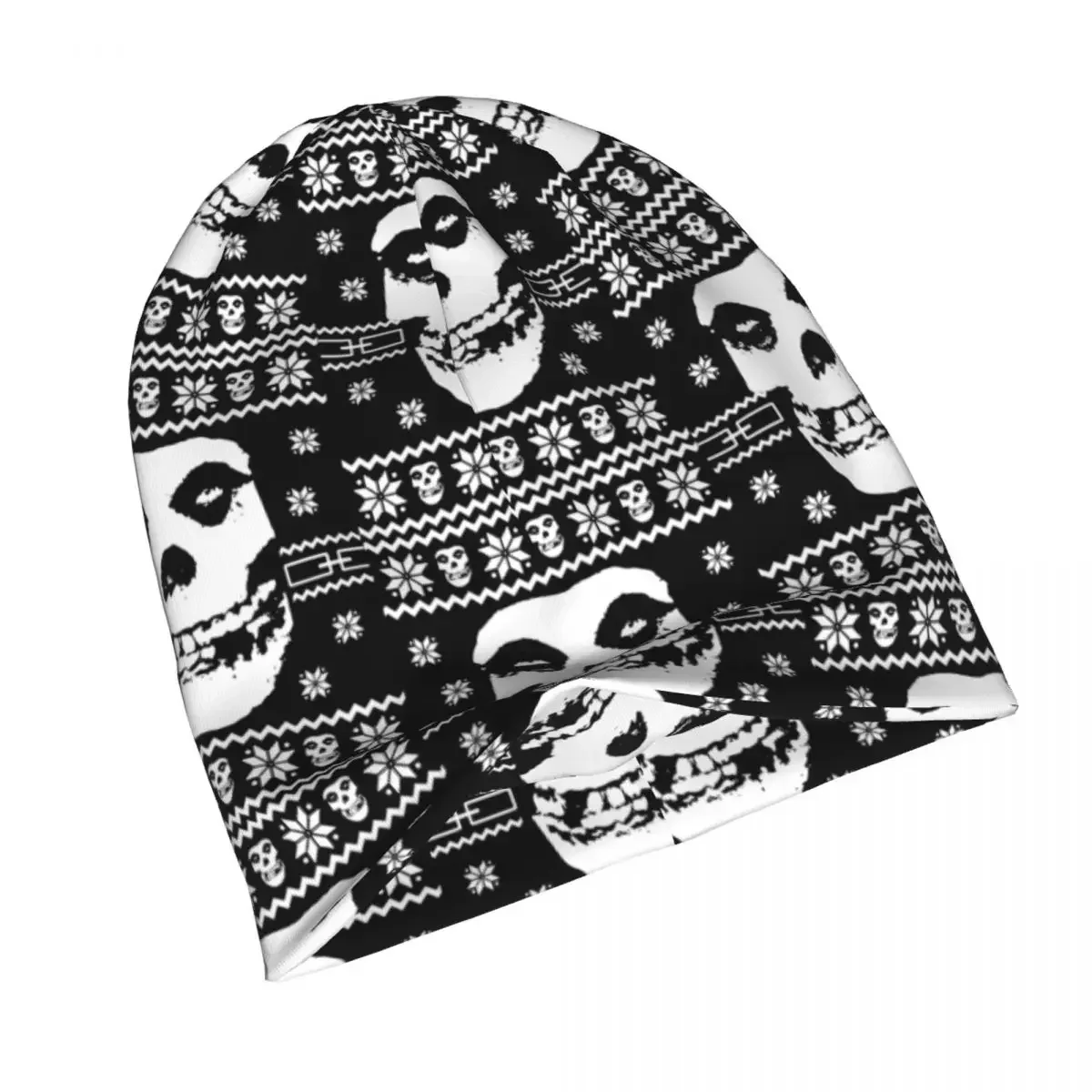 Misfits Christmas Jumper Crimson Ghost Punk Cap Cool Adult Outdoor Skullies Beanies Hats Spring Thermal Elastic Bonnet Knit Hat