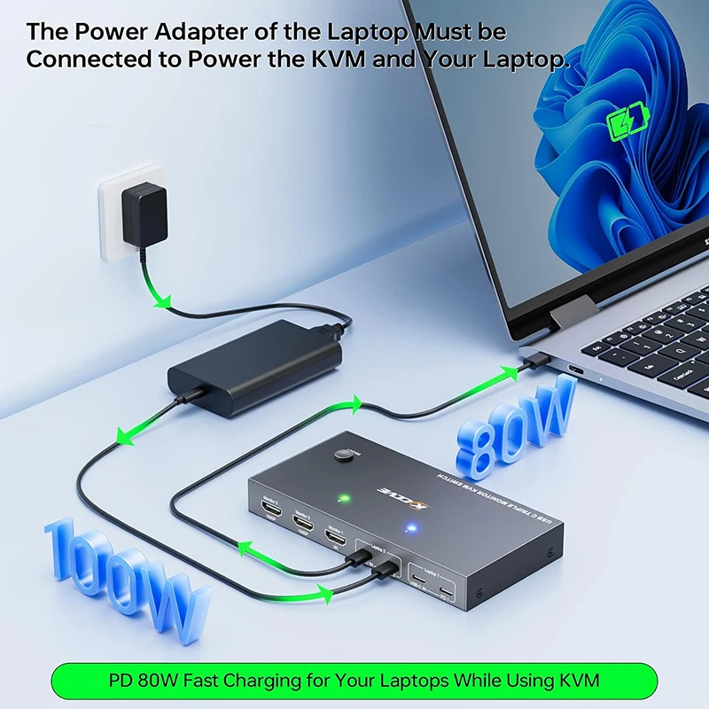 KVM 분배기 확장기 도킹 스테이션 USB 허브 KVM 스위처 USB 분배기 변환기 USB 공유 스위치 동기식 컨트롤러 어댑터