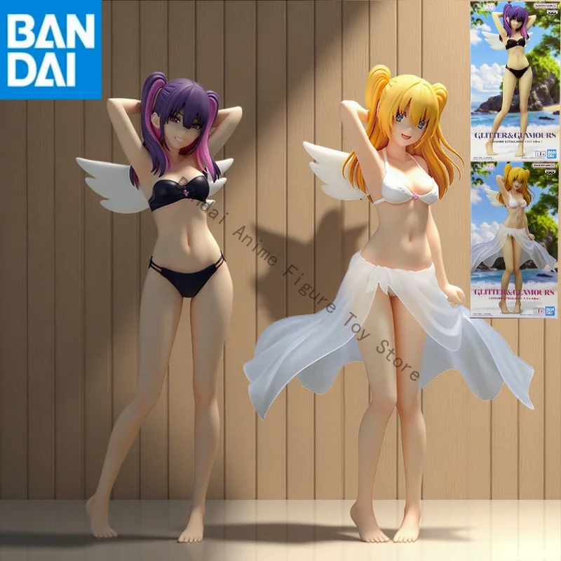 

in stock Original Genuine BANDAI NAMCO BANPRESTO 2.5 Dimensional Seduction GLITTER&GLAMOURS MIKARI TACHIBANA and RIRISA AMANO