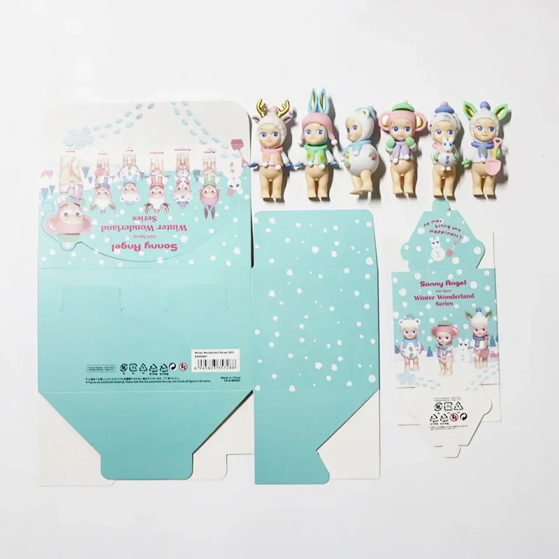 Sonny Angel Winter Wonderland Series Mini Anime Figures Ornaments Dolls Fans Children Christmas Gifts