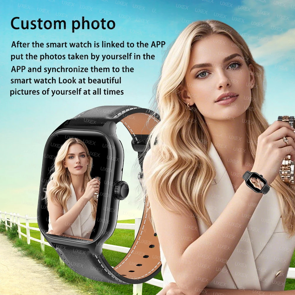 ساعة ذكية رياضية للرجال 2.01 HD بلوتوث مكالمة ساعات تتبع الصحة مساعد صوتي ممارسة السيدات ساعة ذكية لنظام أندرويد IOS #5