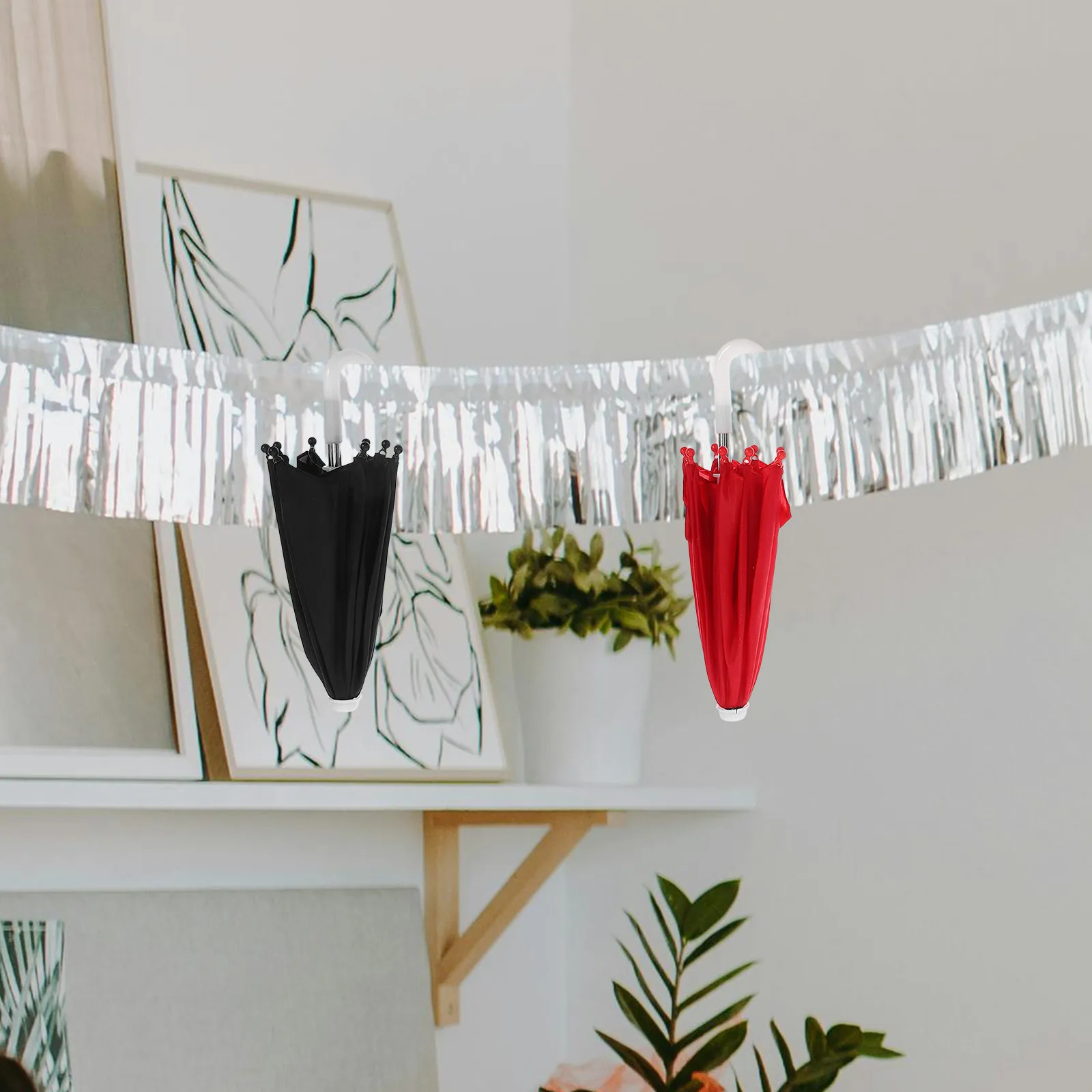 

5 шт. миниатюрных зонтиков, разноцветные декоративные аксессуары для миниатюрных сцен, фотосессий, детских мини-домиков