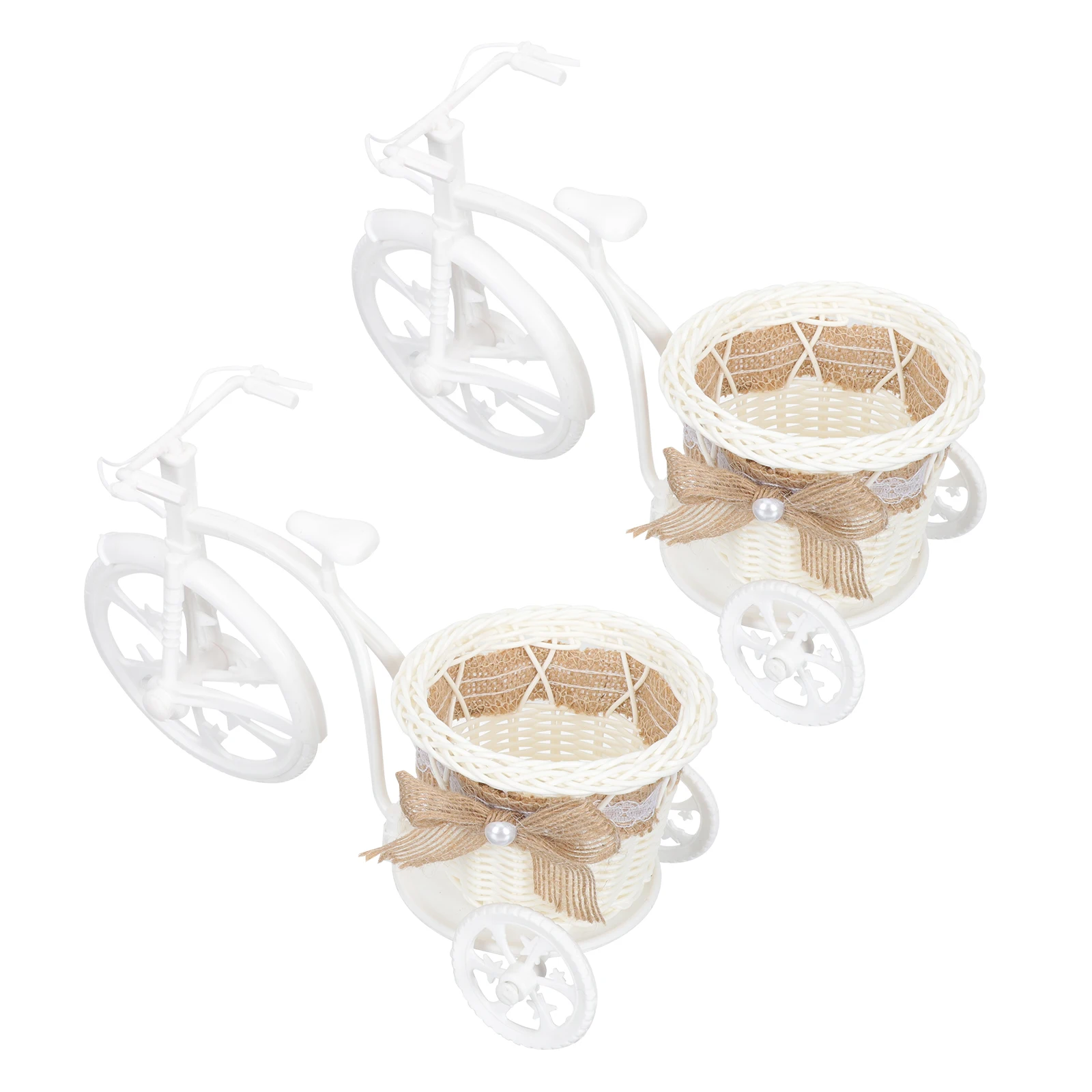 

Mini Woven Baskets 2Pcs Rural Style Storage Baskets for Flowers Accessories Fruit Gift Packing Sturdy