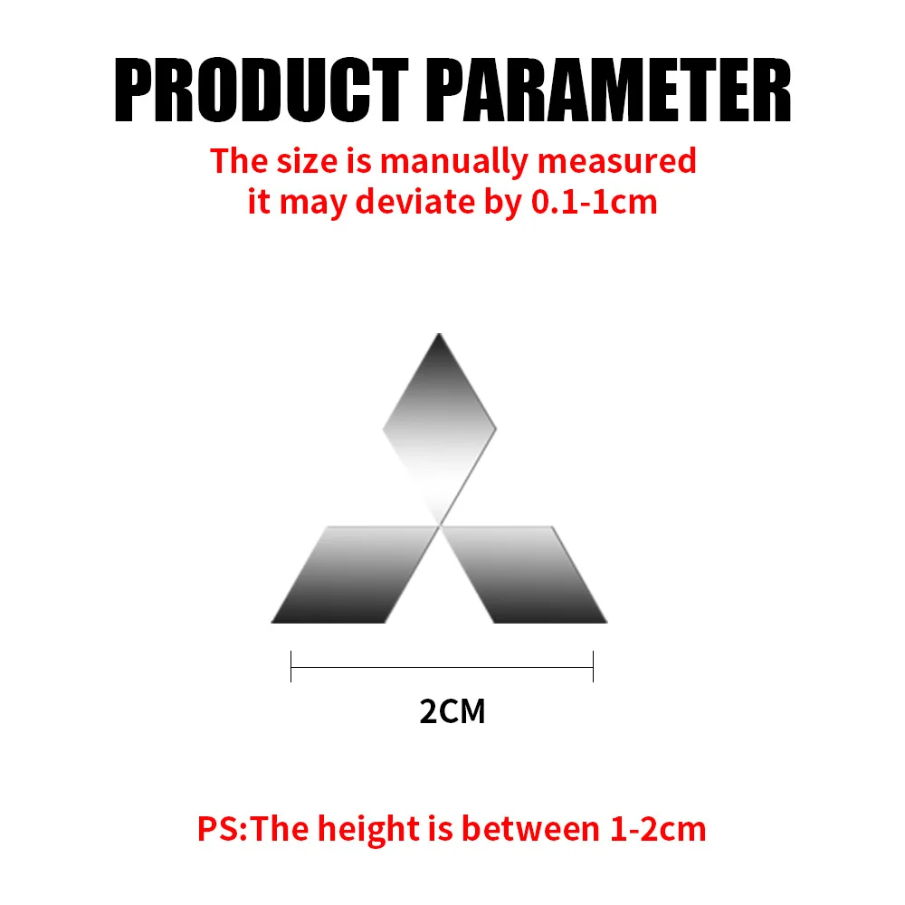 10 sztuk akcesoria samochodowe nikiel metalowe plakietki wewnętrzne naklejki dla Mitsubishi Lancer Outlander ASX Competition Pajero Triton Delica