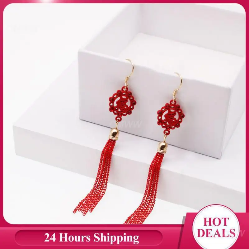 Lion Awakening Earrings High Quality Material Warm Lantern Tide Earrings Winter Fashion Drop Earrings Comfortable To Wear Lovely