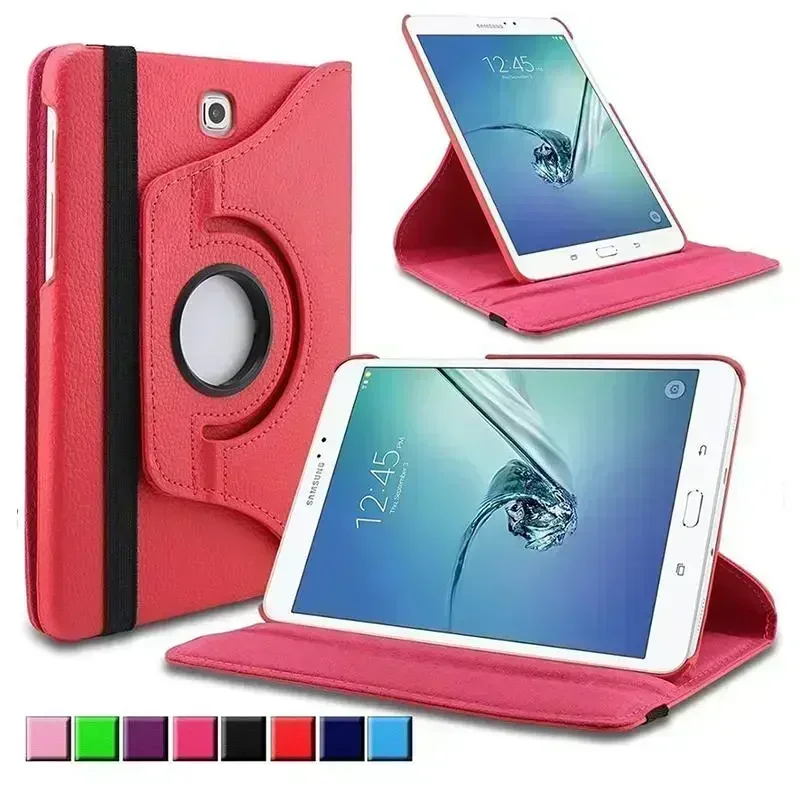 For Samsung Galaxy Tab A 9.7 SM-T550 Tablet Case Flip Stand PU Leather Protective Cover For T550 P550 P555 T555C Auto Wake Sleep