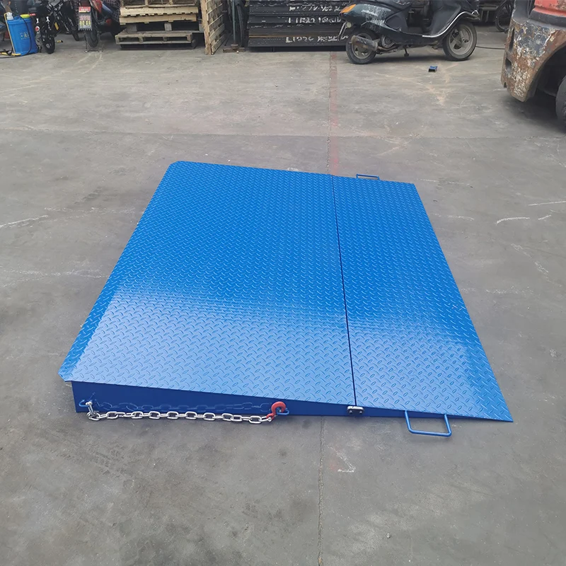 Ramp platform Container ground loading platform loading bridge connecting plate can move container forklift logistics