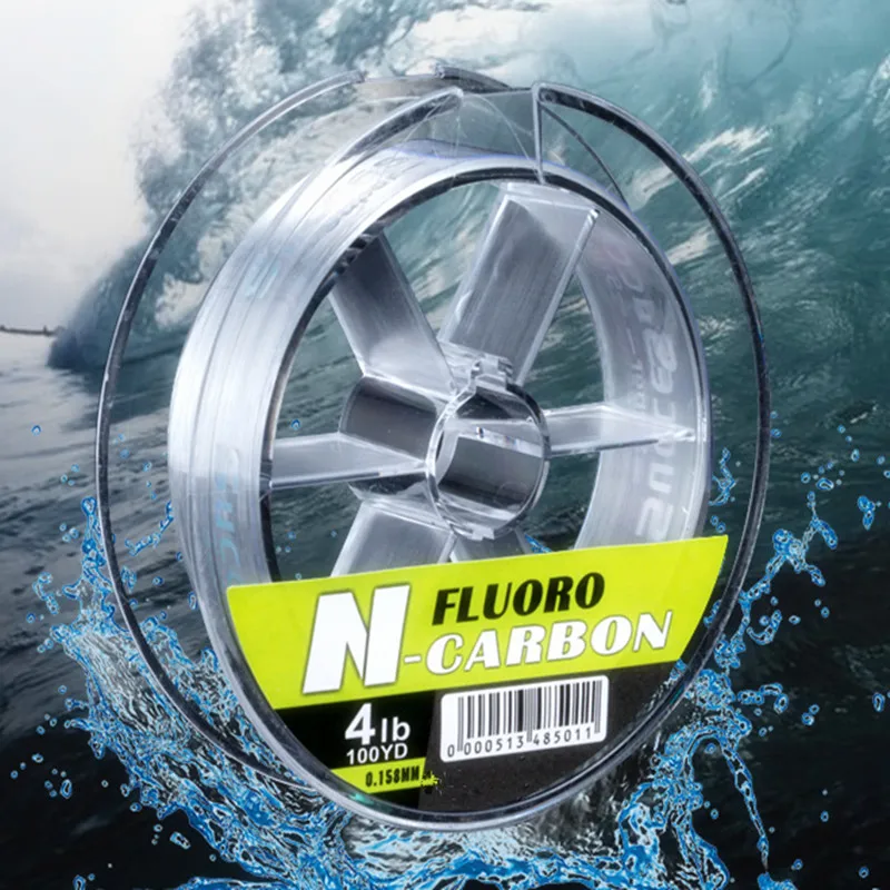 

100M 100% Fluorocarbon Fishing Line Japanese Imported Carbon Fiber Line Monofilament Sinking Line Sea fishing Goods