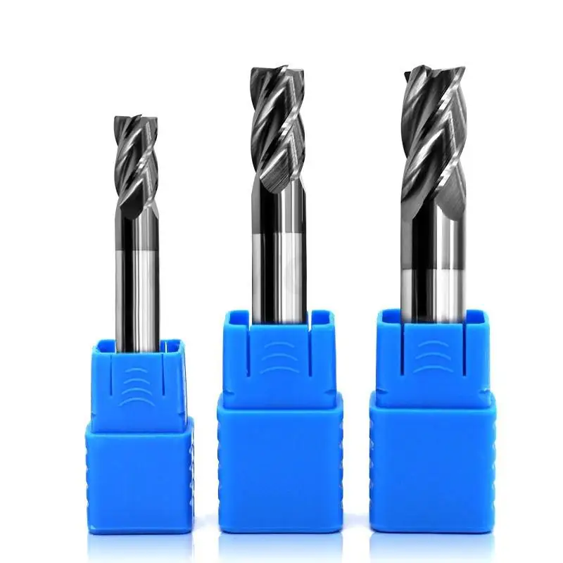 ROMTIC-Carbide Round Nose End Mill, Nano Revestimento, Aço De Tungstênio, Carboneto, 4 Flauta, Centro de Usinagem CNC, Ferramenta de Fresas, HRC50