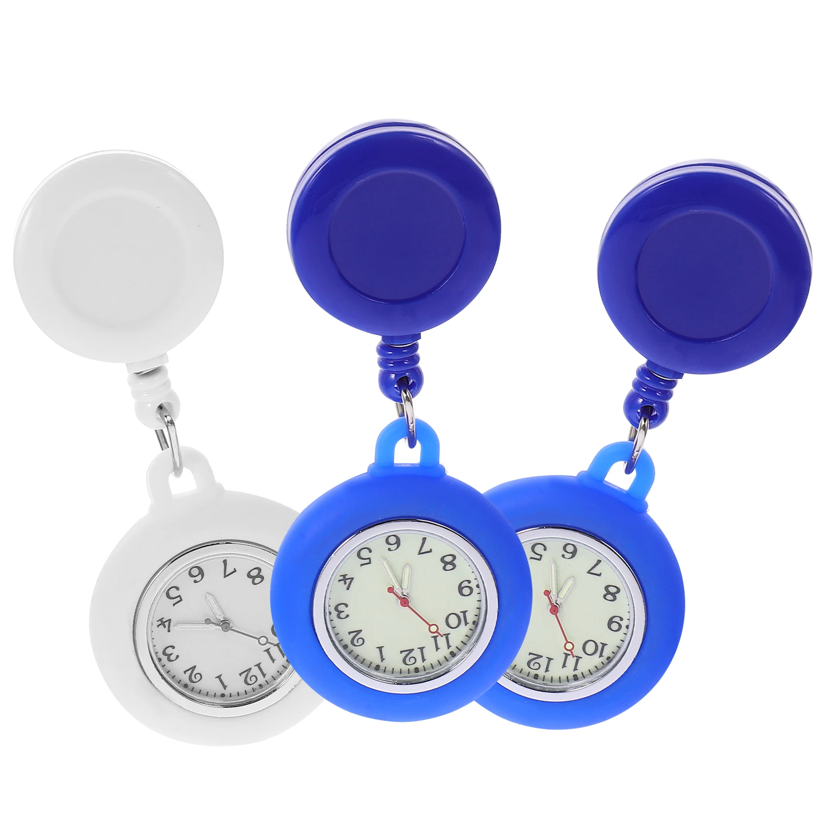 

Cute Nurse Pocket Watch for Doctors Nurses Hospital Staff Precision Quartz Movement Unisex Watches Long Use Silicone Stretchable