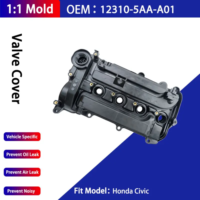 Engine Valve Cover 123105AAA01 and Gasket Fit For Honda Civic Avancier URV 2017-2019 12310-5AA-A01