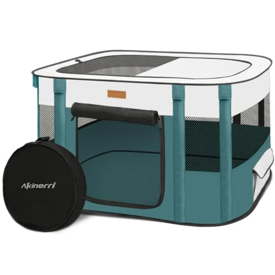 

Манеж для собак - Складной манеж для кошек, кроликов, портативная палатка для домашних животных с сумкой для переноски для использования в помещении/на улице, для путешествий и кемпинга