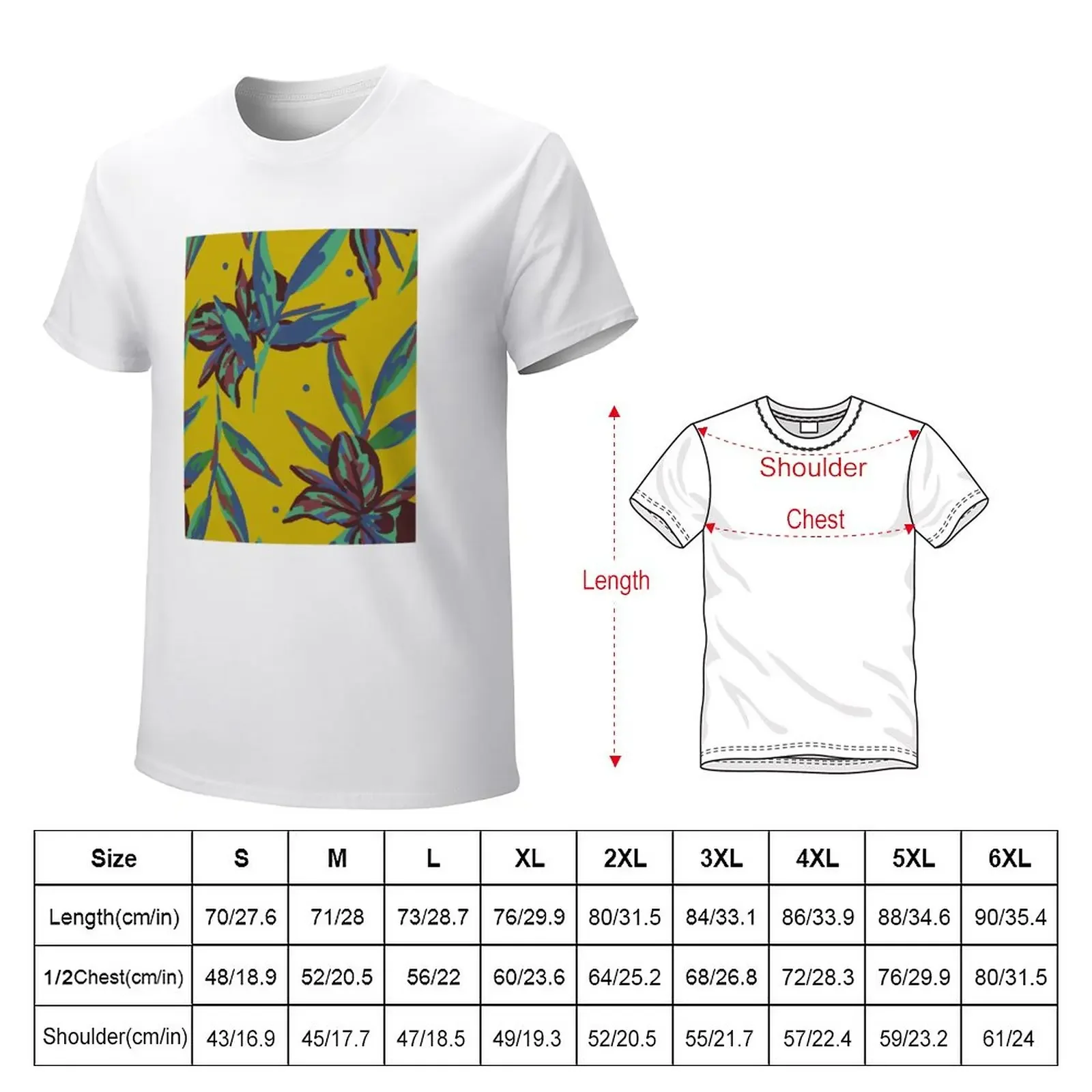 Motif Tahiti exotique jaune moutarde décoration T-Shirt new edition animal prinfor boys mens t shirts pack