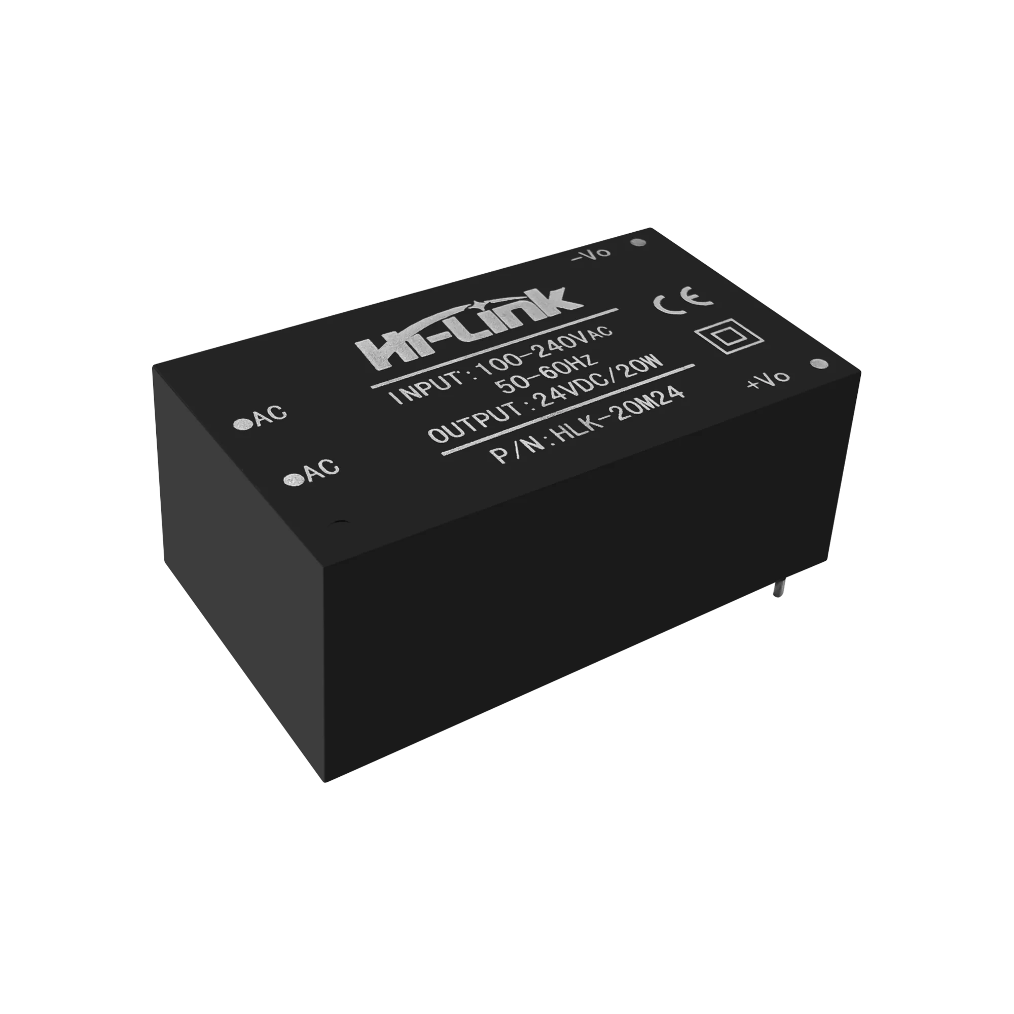مفتاح صغير معزول تنحى وحدة امدادات الطاقة ، HLK-20M24 ، 220 فولت إلى 24 فولت ، 20 واط ، 0.83A ، التيار المتناوب تيار مستمر محول ، OEM ، ODM ، CEFCC ، 20M24 ، 2 قطعة لكل مجموعة