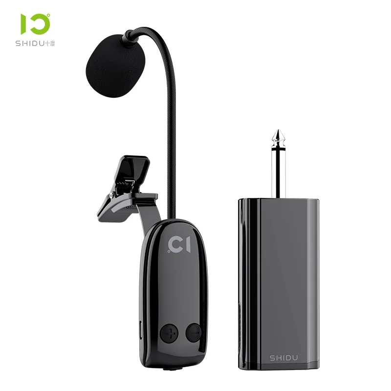 U16 Saxophone Instrument Wireless Microphone Transmitter Receiver Pickup Handheld Microphone Omnidirectional High Sensitivity