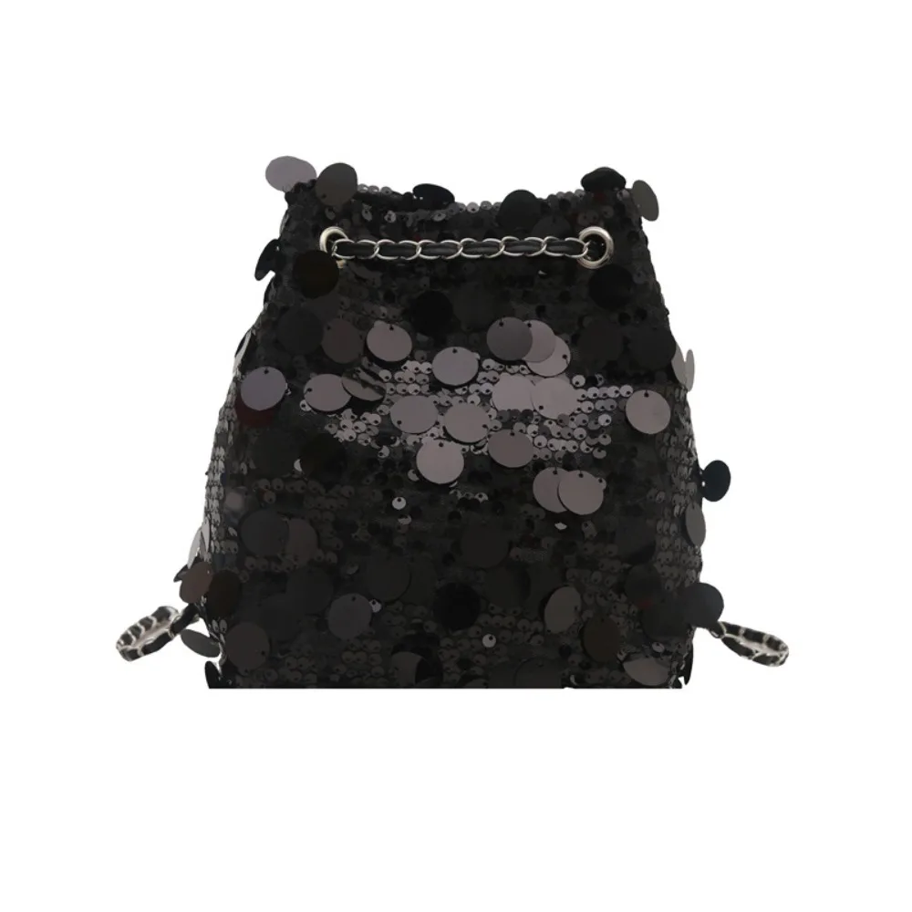 

Retro Shiny Evening Banquet Bag Chain Korean Style Sequin Shoulder Bag Handheld Large Capacity Crossbody Bag Women